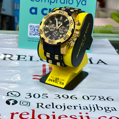 INVICTA PRO DIVER ORIGINAL ALTA GAMA PARA HOMBRE REF- REF- 22340 - oro negro