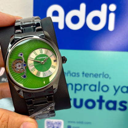 CARTIER ROMANO DOBLE MAQUINA PARA HOMBRE REF-NV