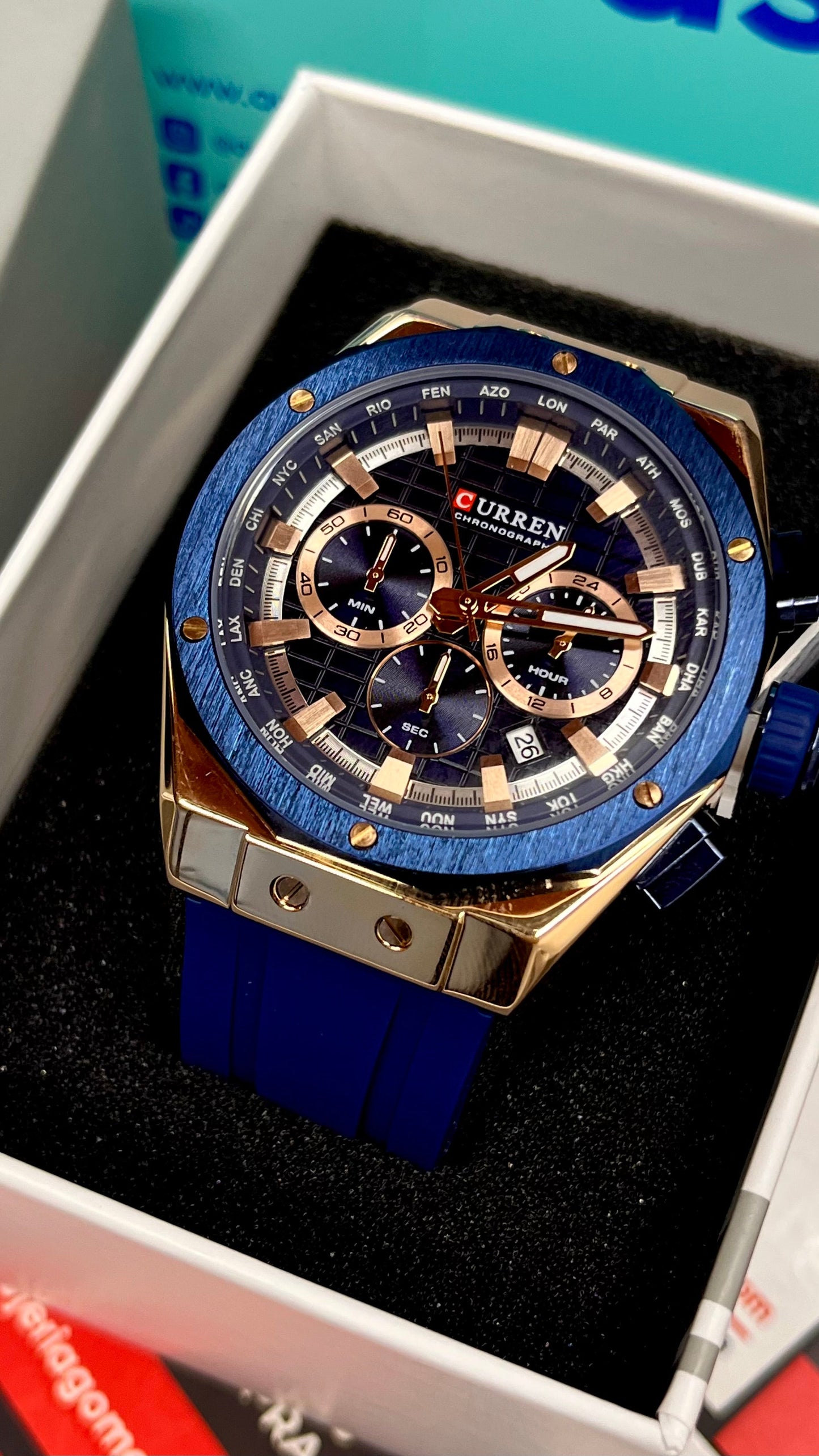 CURREN ORIGINAL PRA HOMBRE REF-8464-A