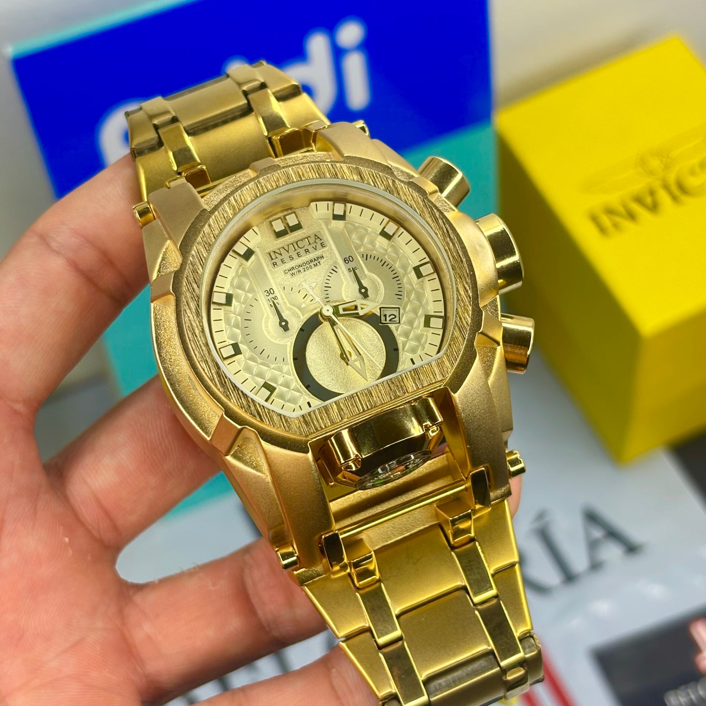 INVICTA BOLT ZEUS  ACERO PARA HOMBRE REF-DB
