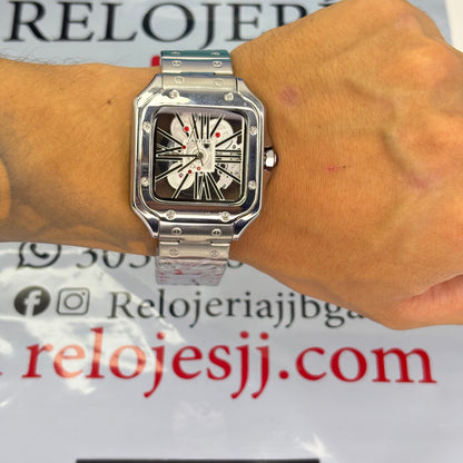 CARTIER SKELETON SANTOS PARA HOMBRE REF-P
