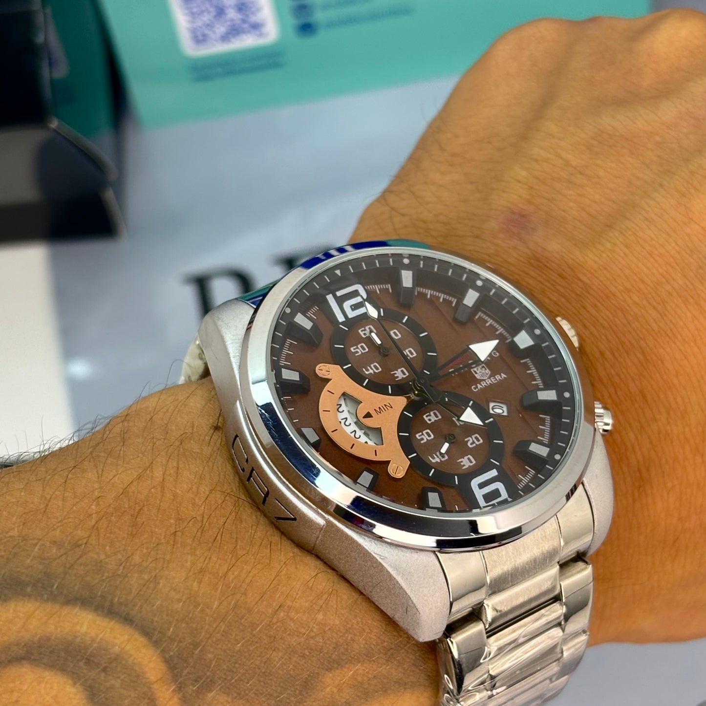 TAG HEUER CR7  FUNCIONAL EN ACERO PARA HOMBRE REF-PC