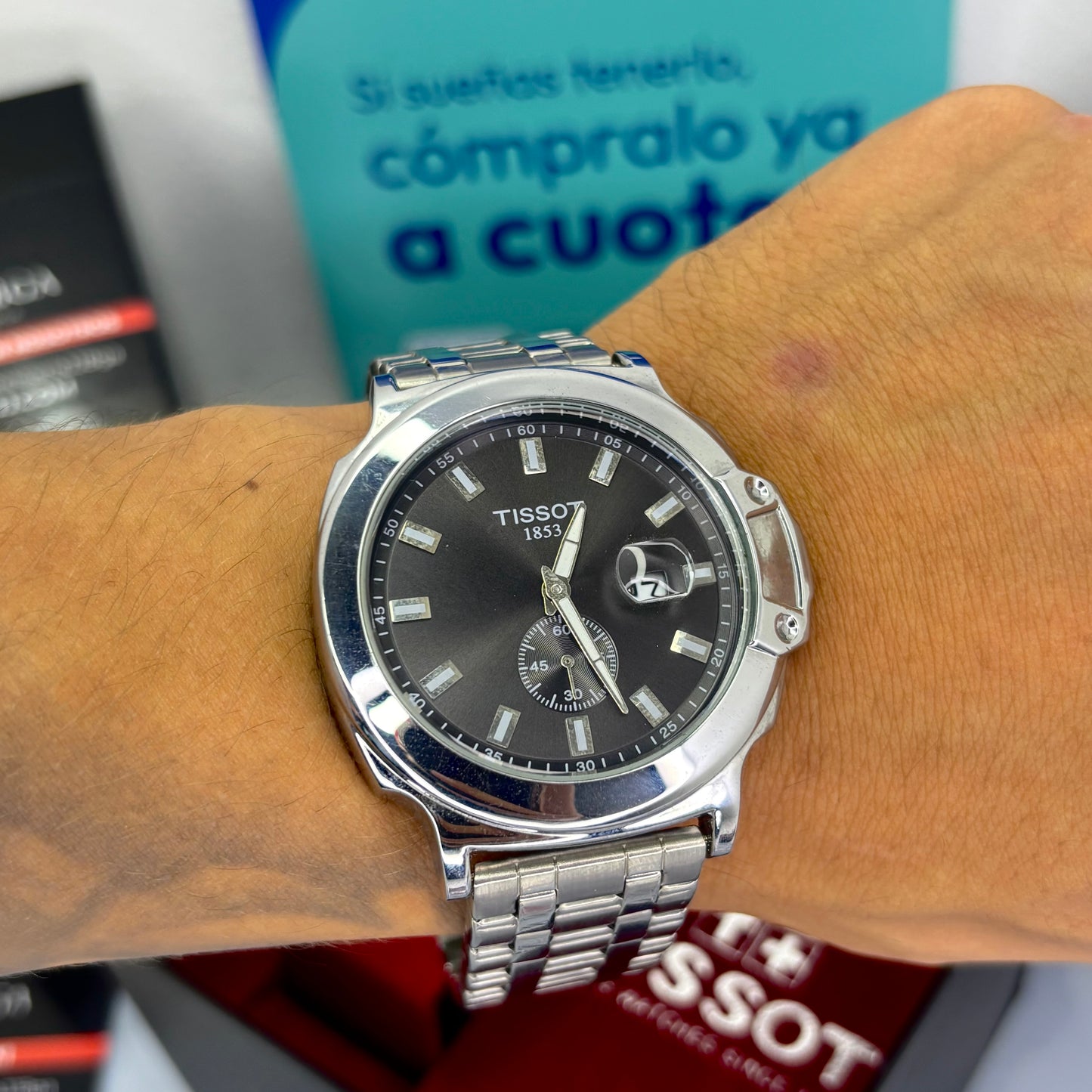 TISSOT  PARA HOMBRE CLASICO EN ACERO REF-PN
