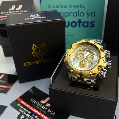 G-FOX ORIGINAL FUNCIONAL  POR INVICTA SUMERGIBLE   PARA HOMBRE  REF- PB