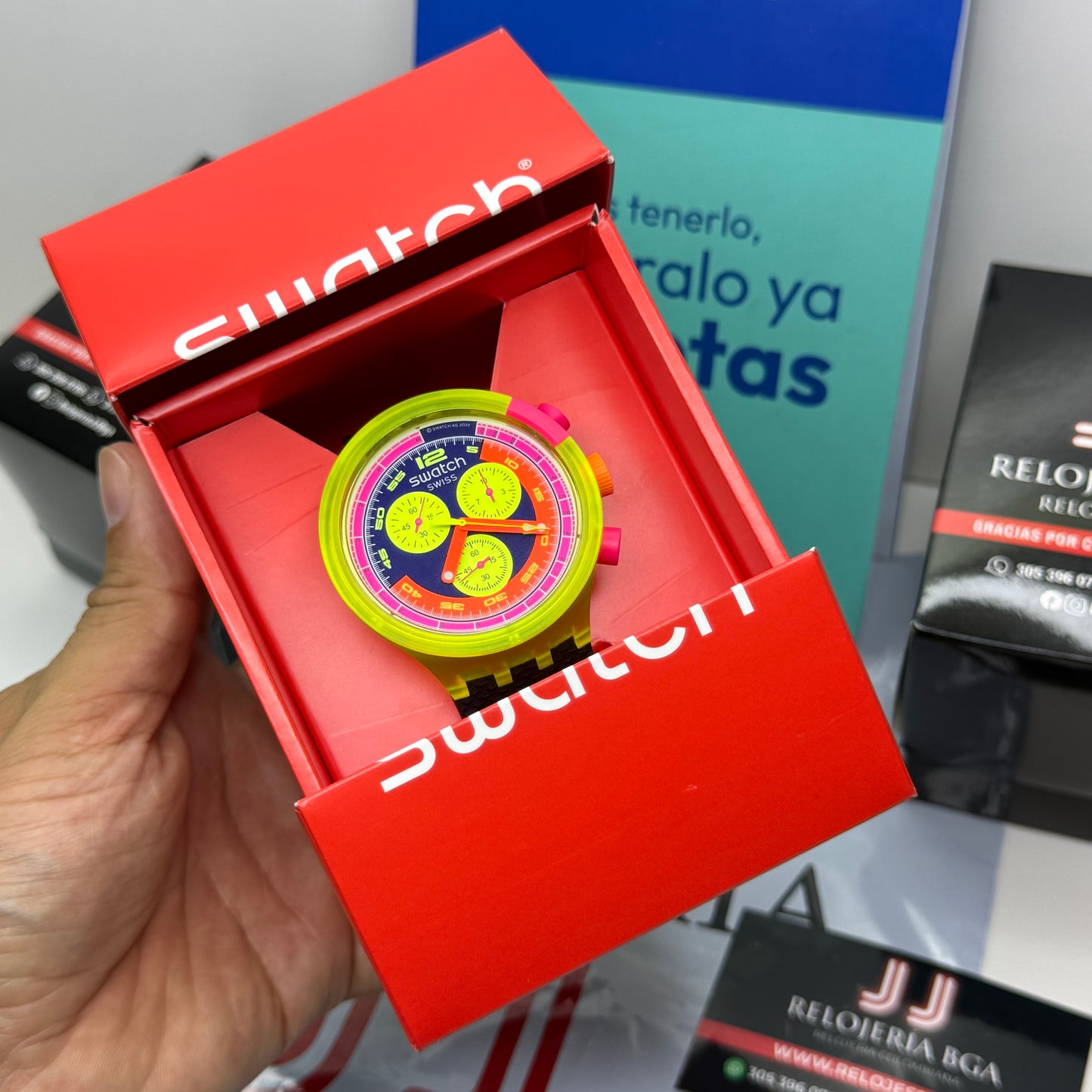 SWATCH ORIGINAL NEON ALTA GAMA UNISEX REF SB06J100
