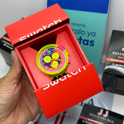 SWATCH ORIGINAL NEON ALTA GAMA UNISEX REF SB06J100