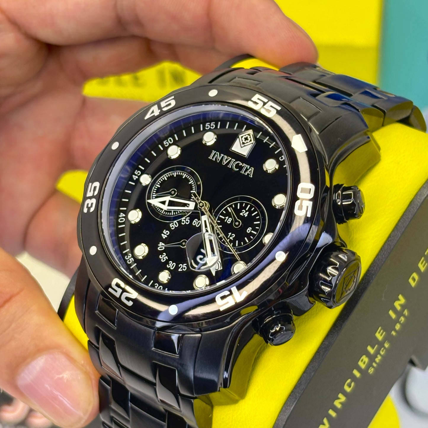 INVICTA PRO DIVER ORIGINAL PARA HOMBRE REF- 0076 -NEGRO