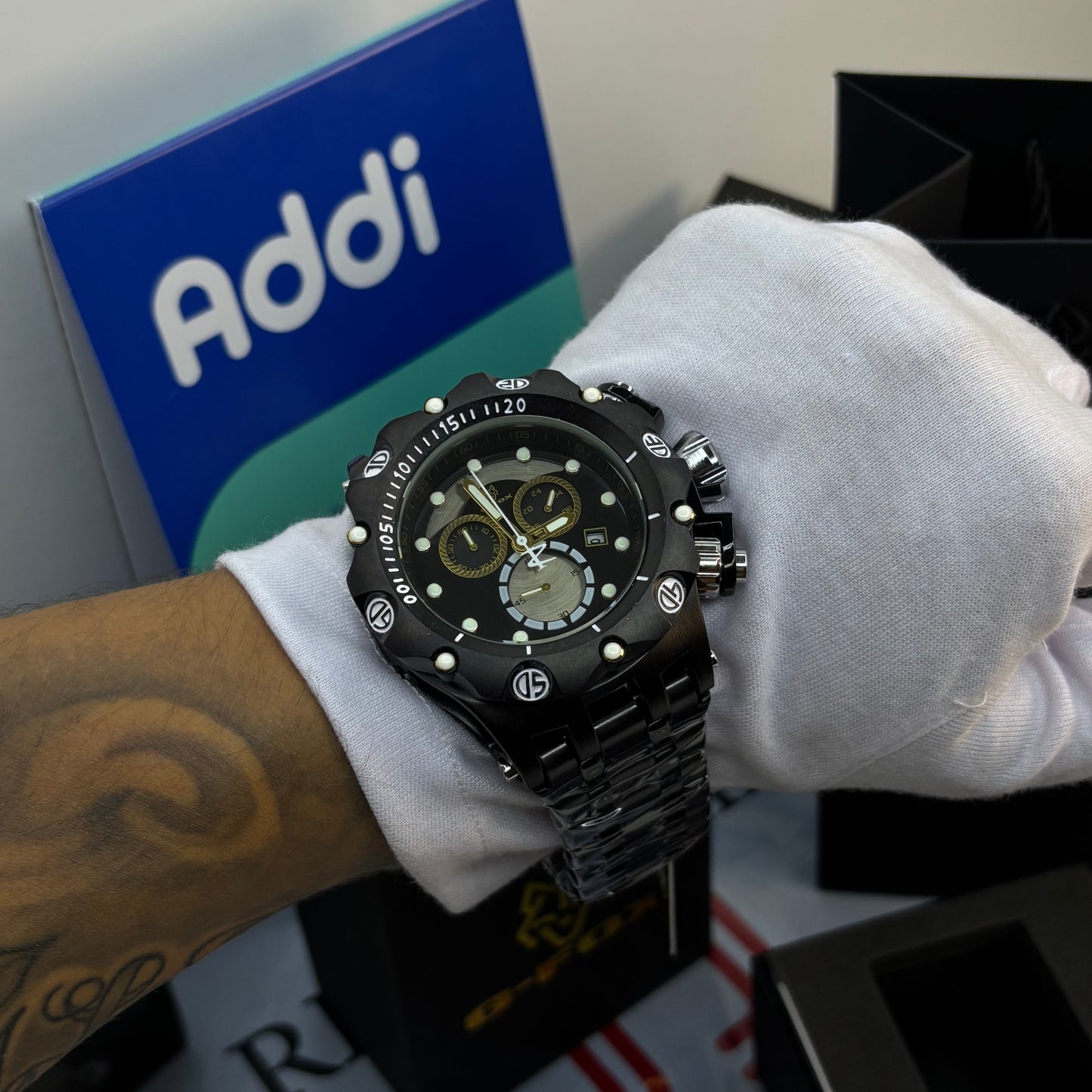 G-FOX ORIGINAL FUNCIONAL  POR INVICTA SUMERGIBLE   PARA HOMBRE  REF- NN