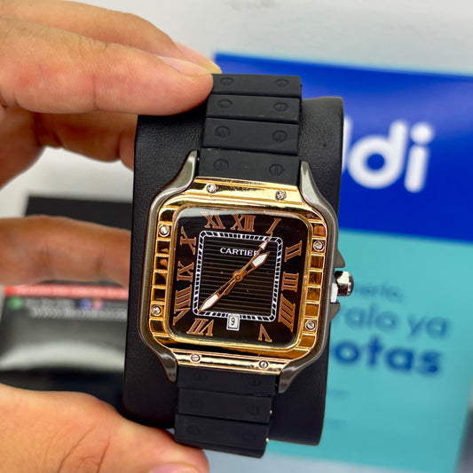 CARTIER DO´SANTOS GOMA PARA HOMBRE REF-NRO