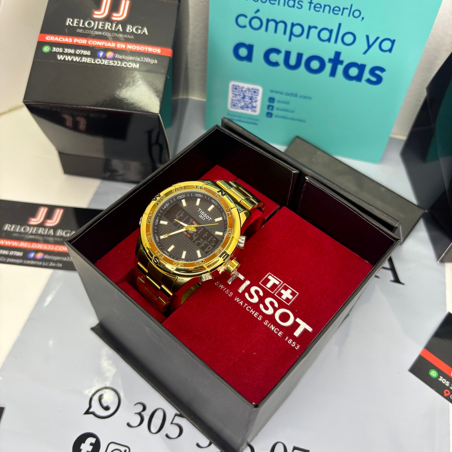 TISSOT PARA HOMBRE DOBLE HORA  REF-DN