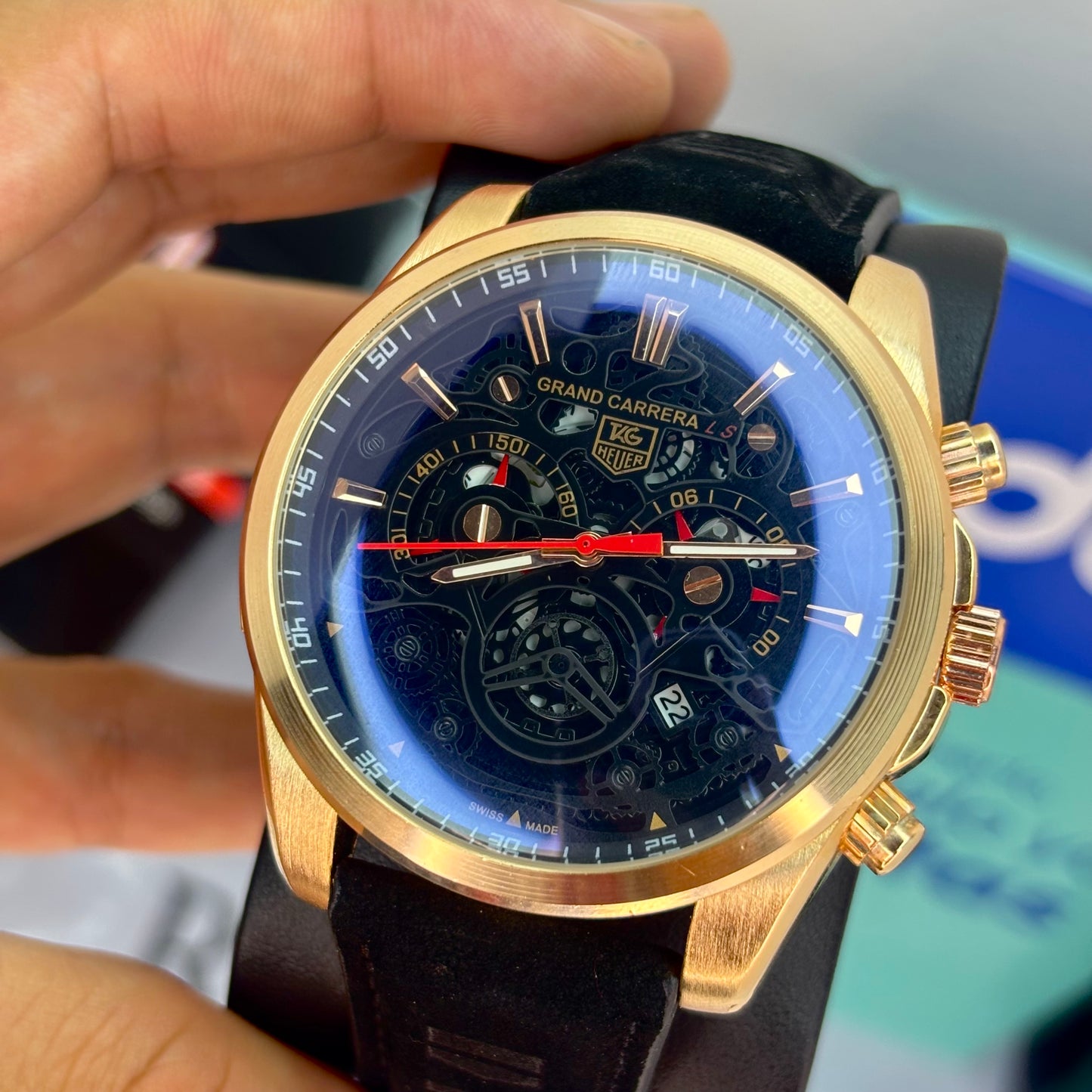 TAG HEUER CR7 FUNCIONAL en cuero  PARA HOMBRE REF-NON