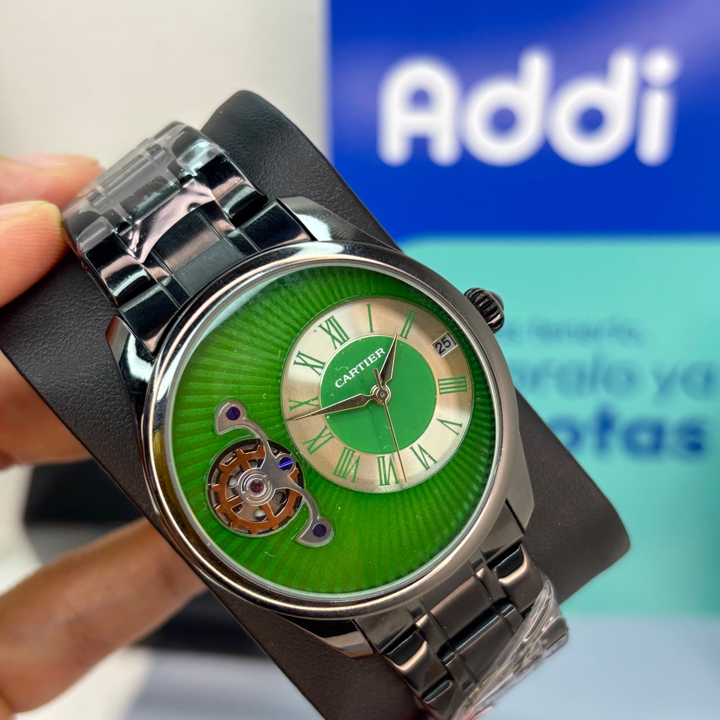 CARTIER ROMANO DOBLE MAQUINA PARA HOMBRE REF-NV