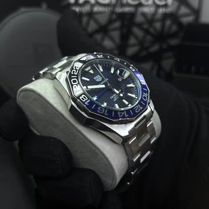 TAG HEUER AQUARACER GMT 1.1 ALTA GAMA PARA HOMBRE REF- BATMAN