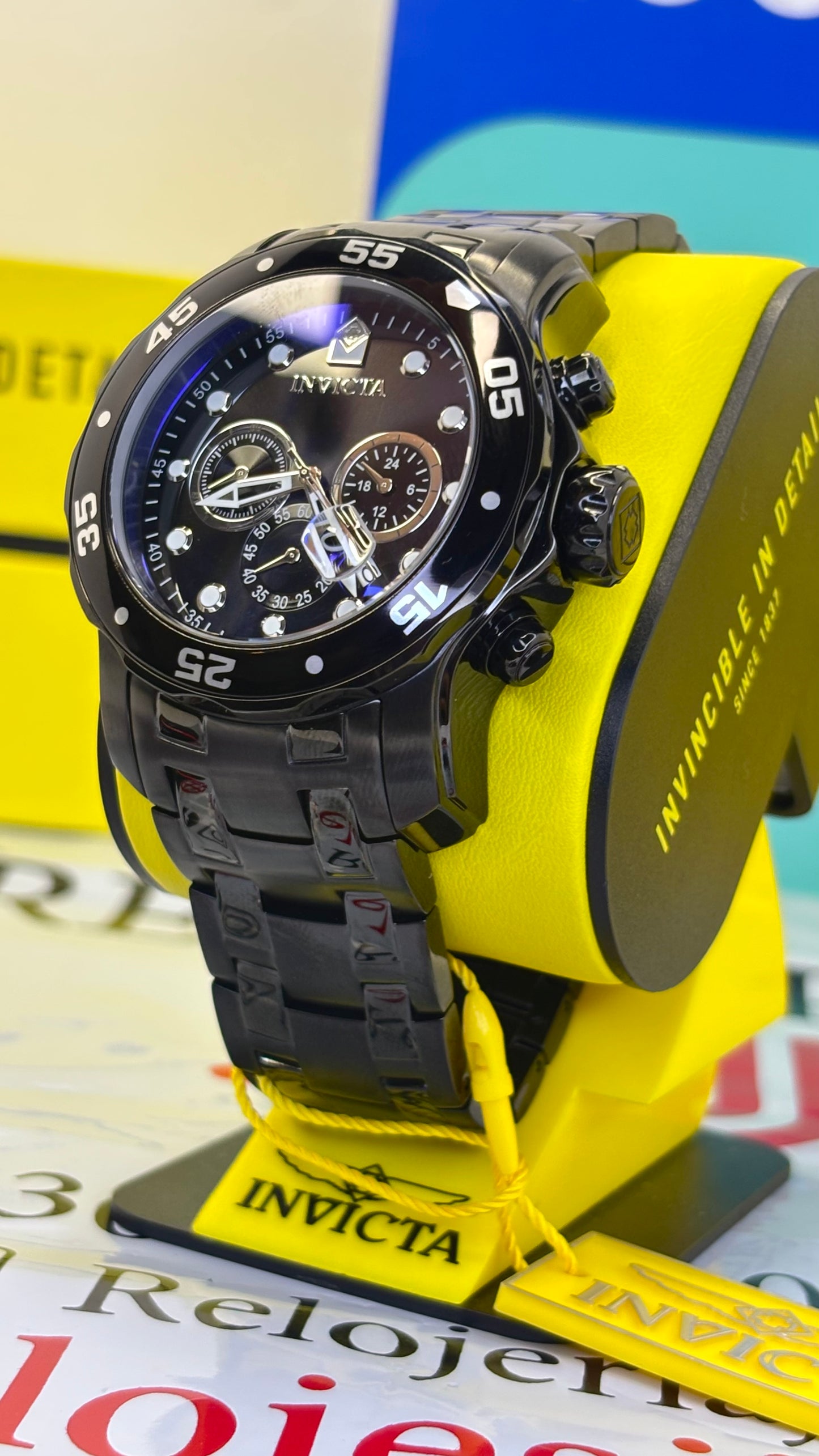 INVICTA PRO DIVER ORIGINAL PARA HOMBRE REF- 0076 -NEGRO
