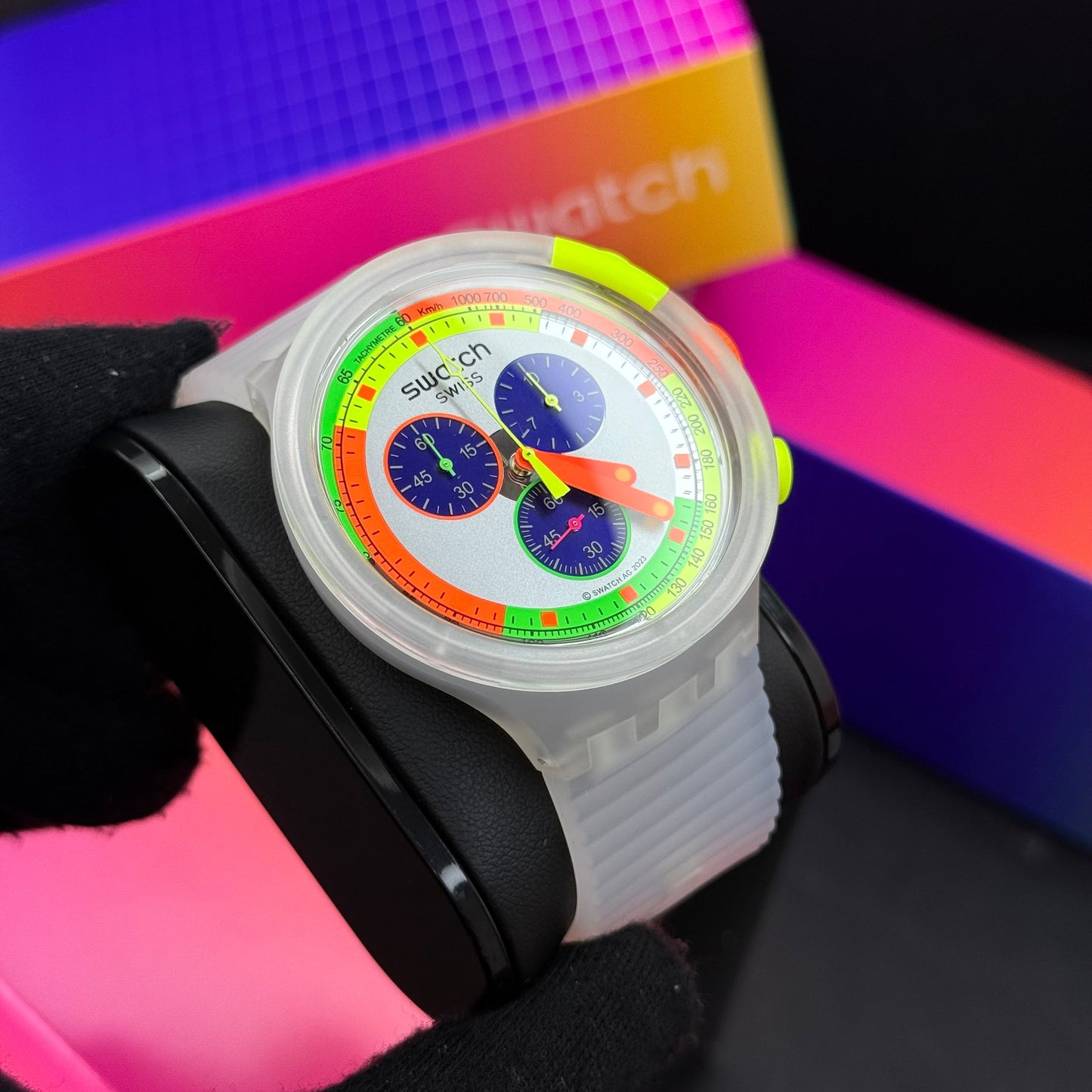 SWATCH ORIGINAL NEON JELLY ALTA GAMA UNISEX REF SCK104
