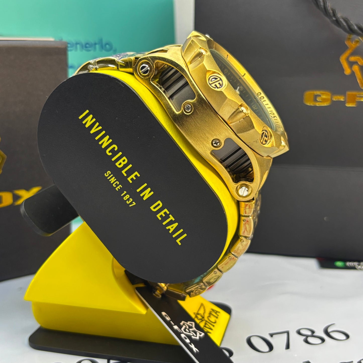 G-FOX ORIGINAL FUNCIONAL  POR INVICTA SUMERGIBLE   PARA HOMBRE  REF- DN