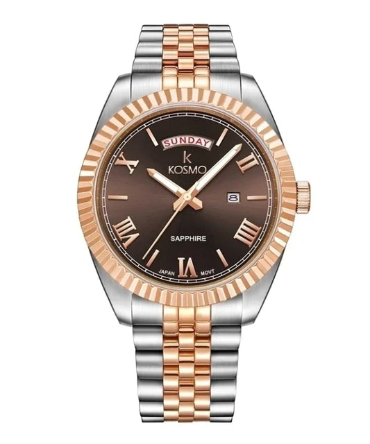 Reloj Kosmo 583s-7 – Bicolor Plata y Oro Rosado