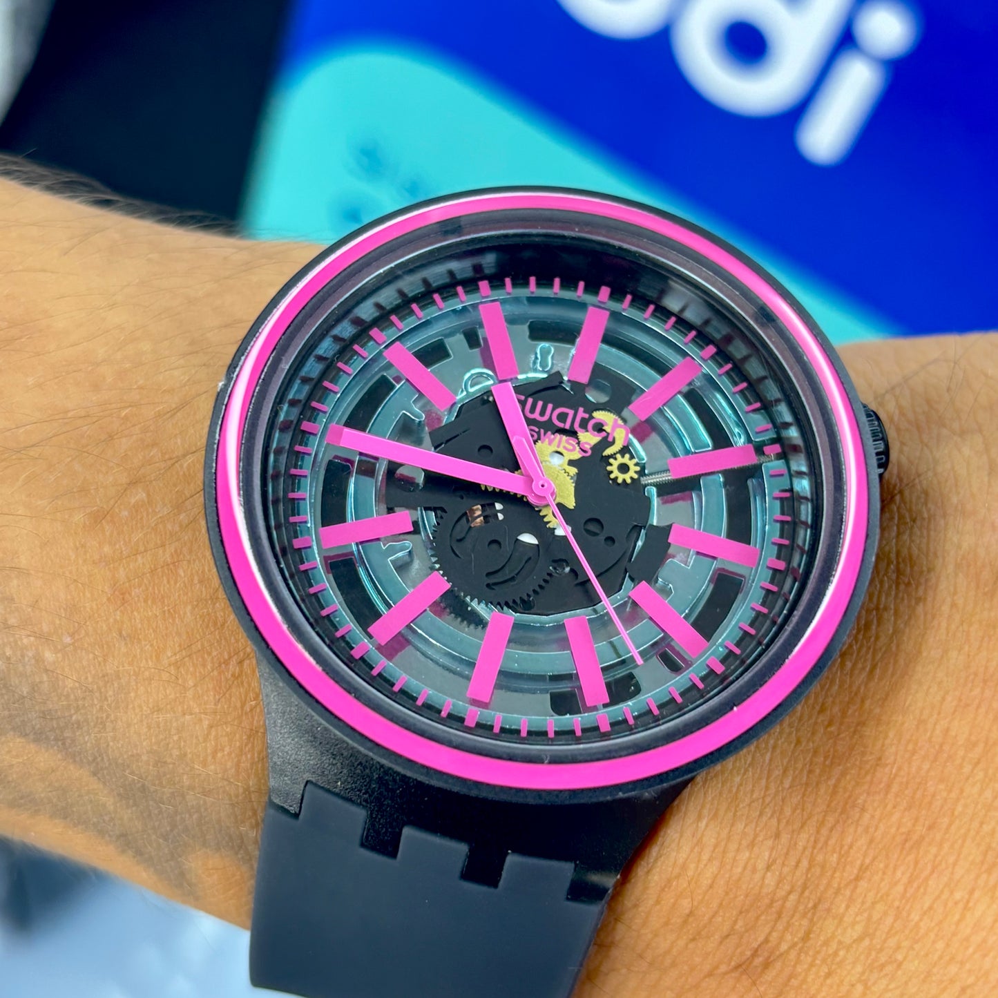 SWATCH SB0 NEGRO PARA UNISEX REF-NF