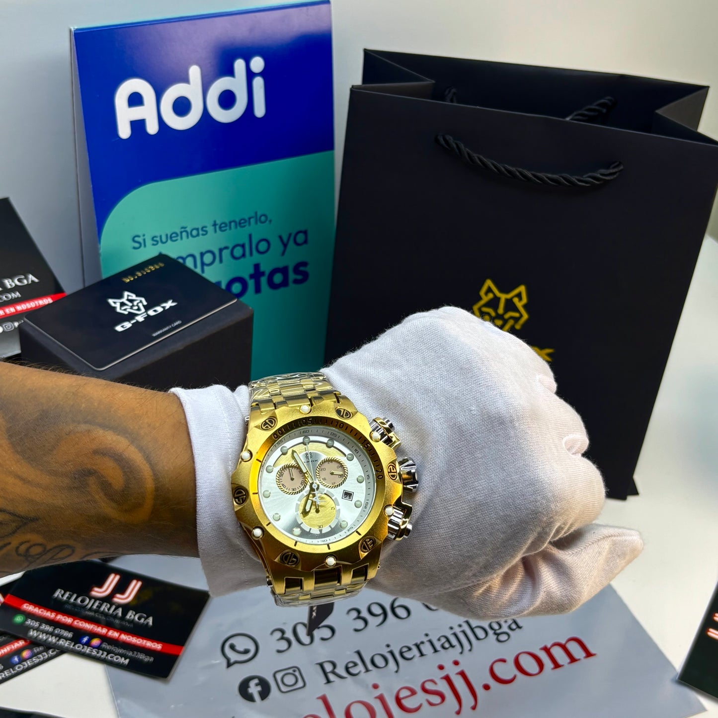 G FOX ORIGINAL FUNCIONAL  POR INVICTA SUMERGIBLE   PARA HOMBRE  REF- DB