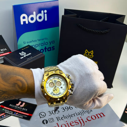 G FOX ORIGINAL FUNCIONAL  POR INVICTA SUMERGIBLE   PARA HOMBRE  REF- DB