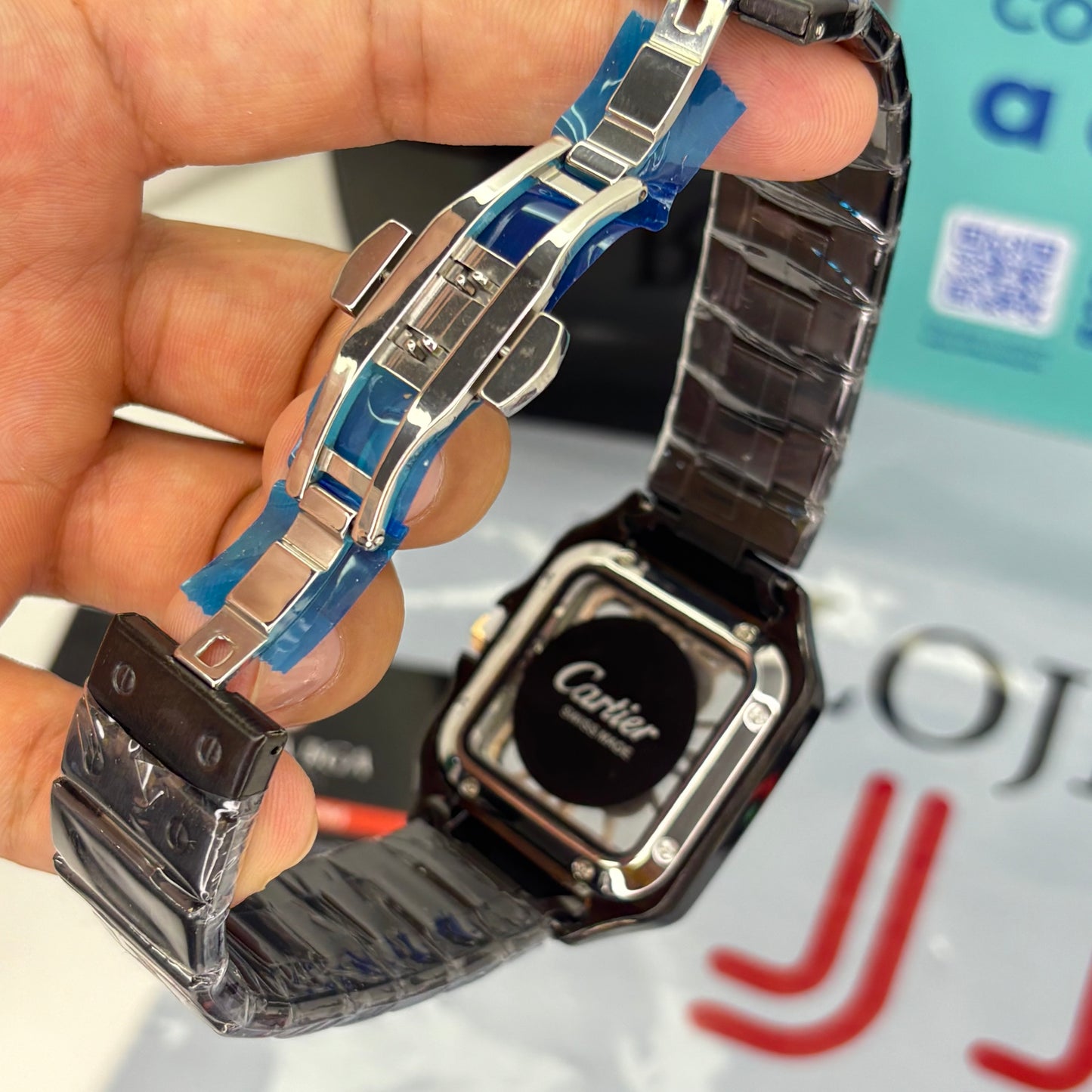 CARTIER SKELETON SANTOS PARA HOMBRE REF-NOR