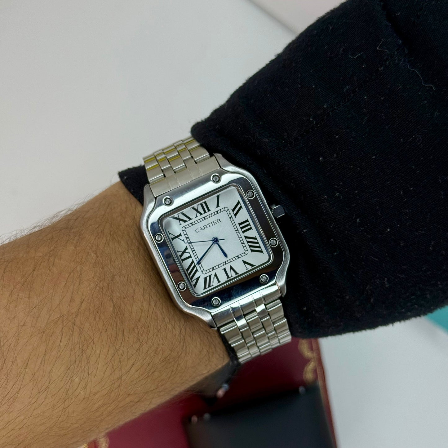 CARTIER DO SANTOS TRIZADO PARA HOMBRE REF-PB