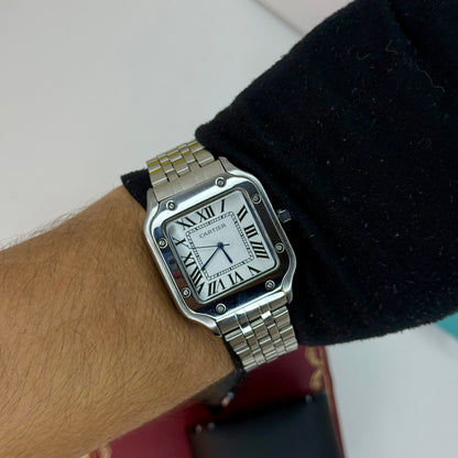 CARTIER DO SANTOS TRIZADO PARA HOMBRE REF-PB