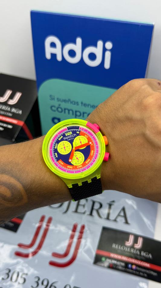 SWATCH ORIGINAL NEON ALTA GAMA UNISEX REF SB06J100