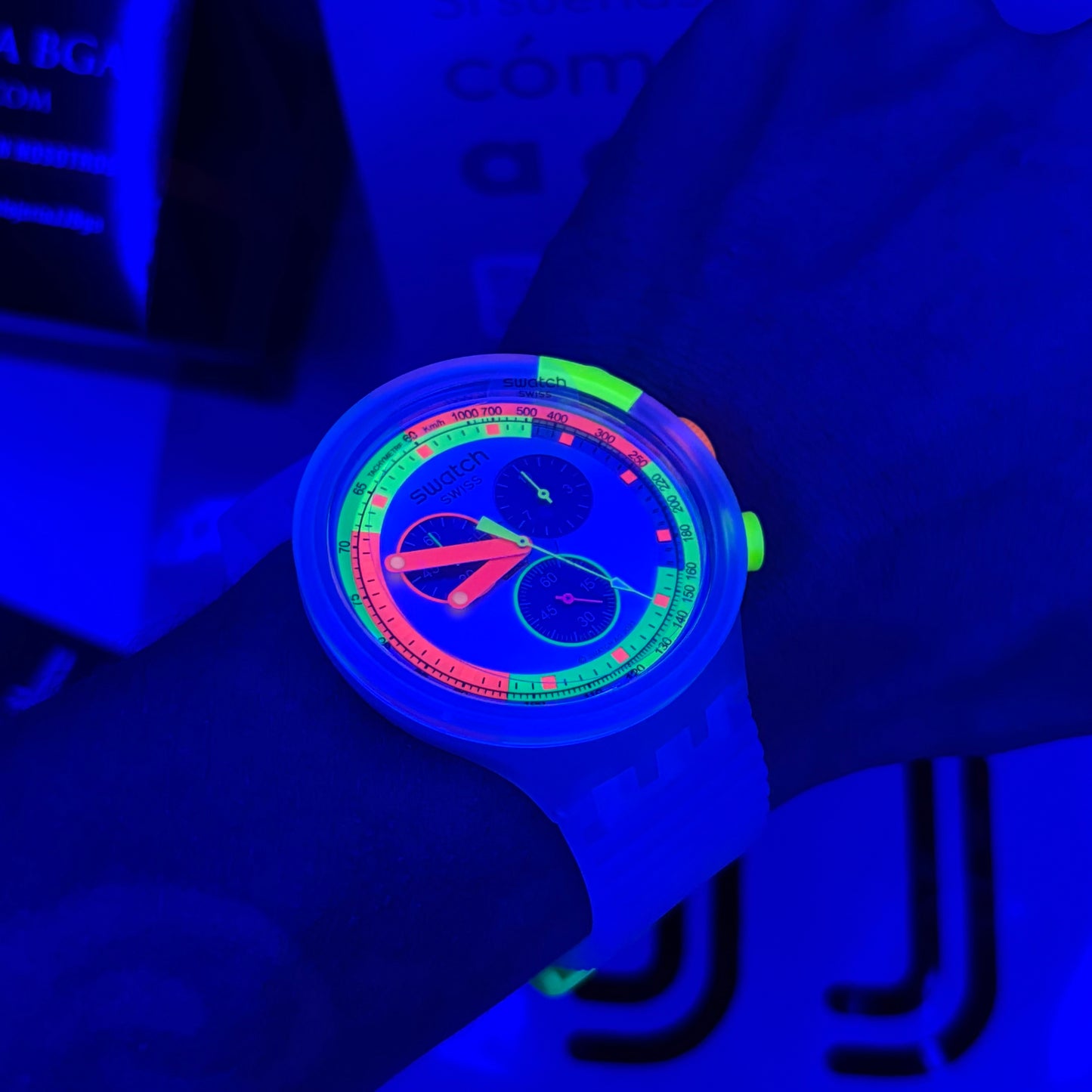 SWATCH ORIGINAL NEON JELLY ALTA GAMA UNISEX REF SCK104
