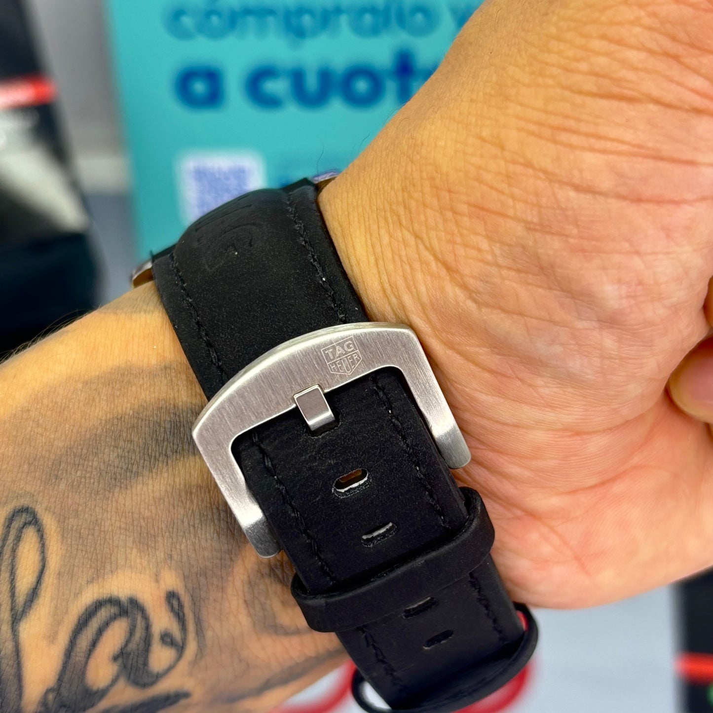 TAG HEUER CR7 FUNCIONAL EN CUERO PARA HOMBRE REF- NPC