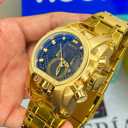 INVICTA BOLT ZEUS ACERO PARA HOMBRE FONDO AZUL  REF-DA