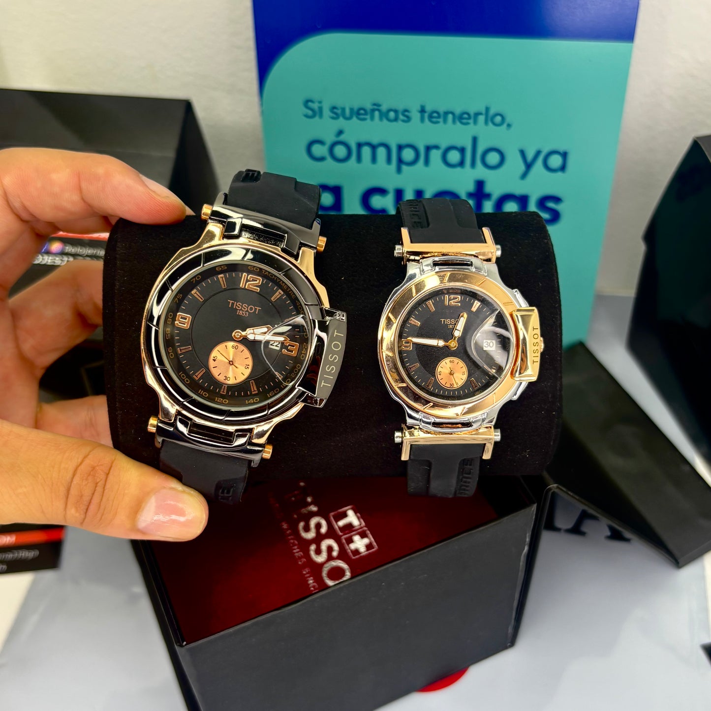 PAREJA DE TISSOT REF-T-RACE-NN