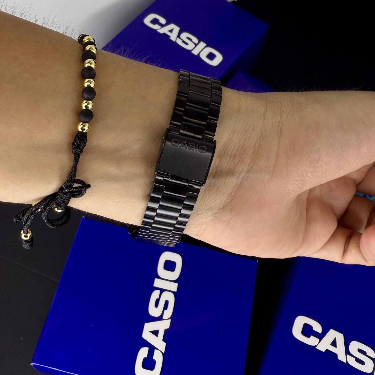 CASIO UNISEX RETRO TORNASOL ANALOGO-NEGRO