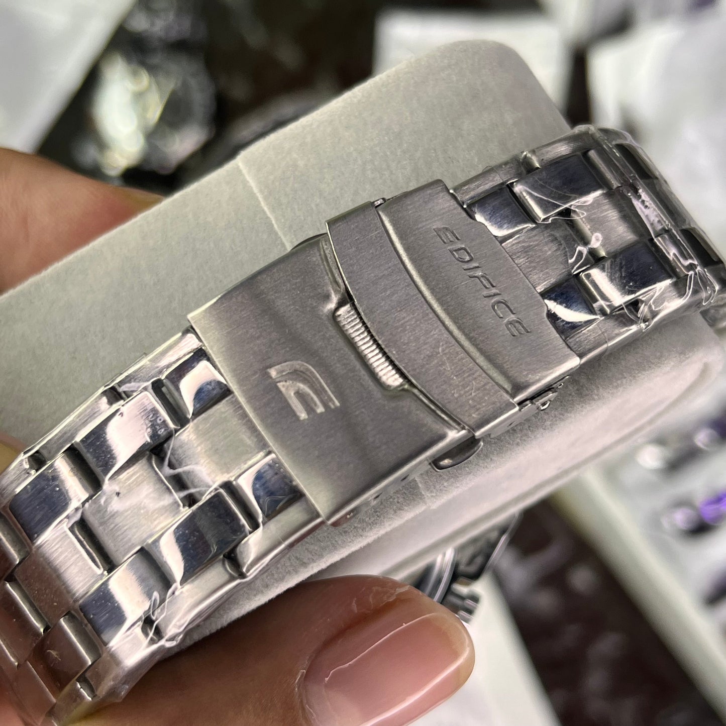 CASIO EDIFICE 550D FUNCIONAL PARA HOMBRE REF-PB