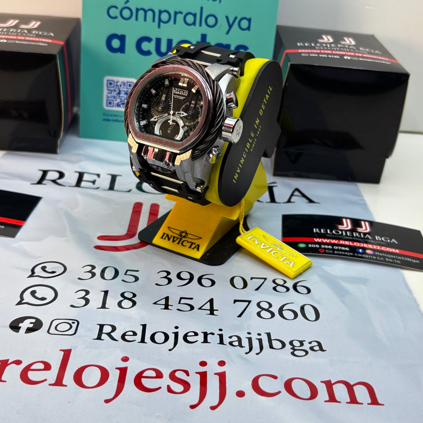 INVICTA BOLT ZEUS GOMA PARA HOMBRE REF-NP