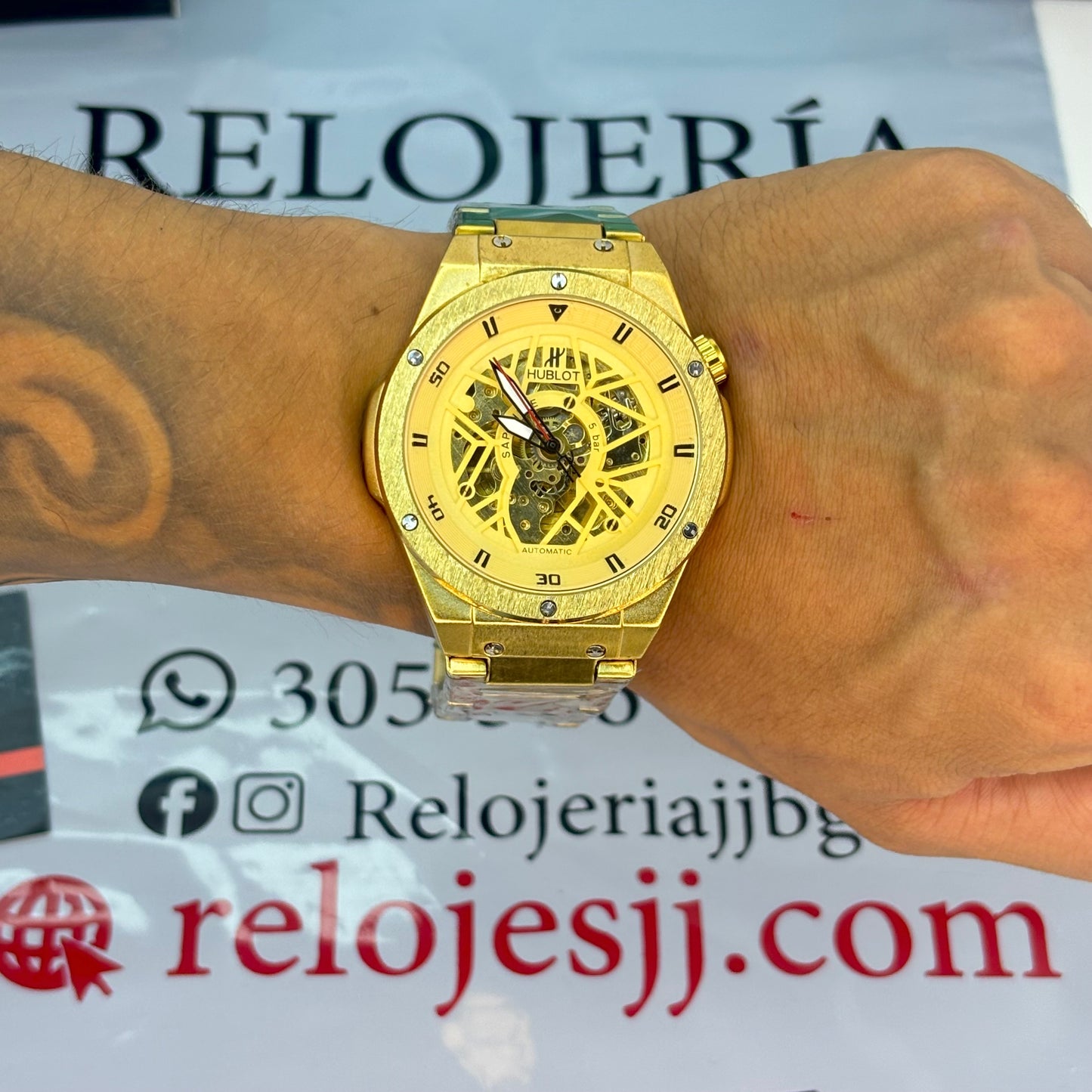 HUBLOT AUTOMATICO PARA HOMBRE REF-DD