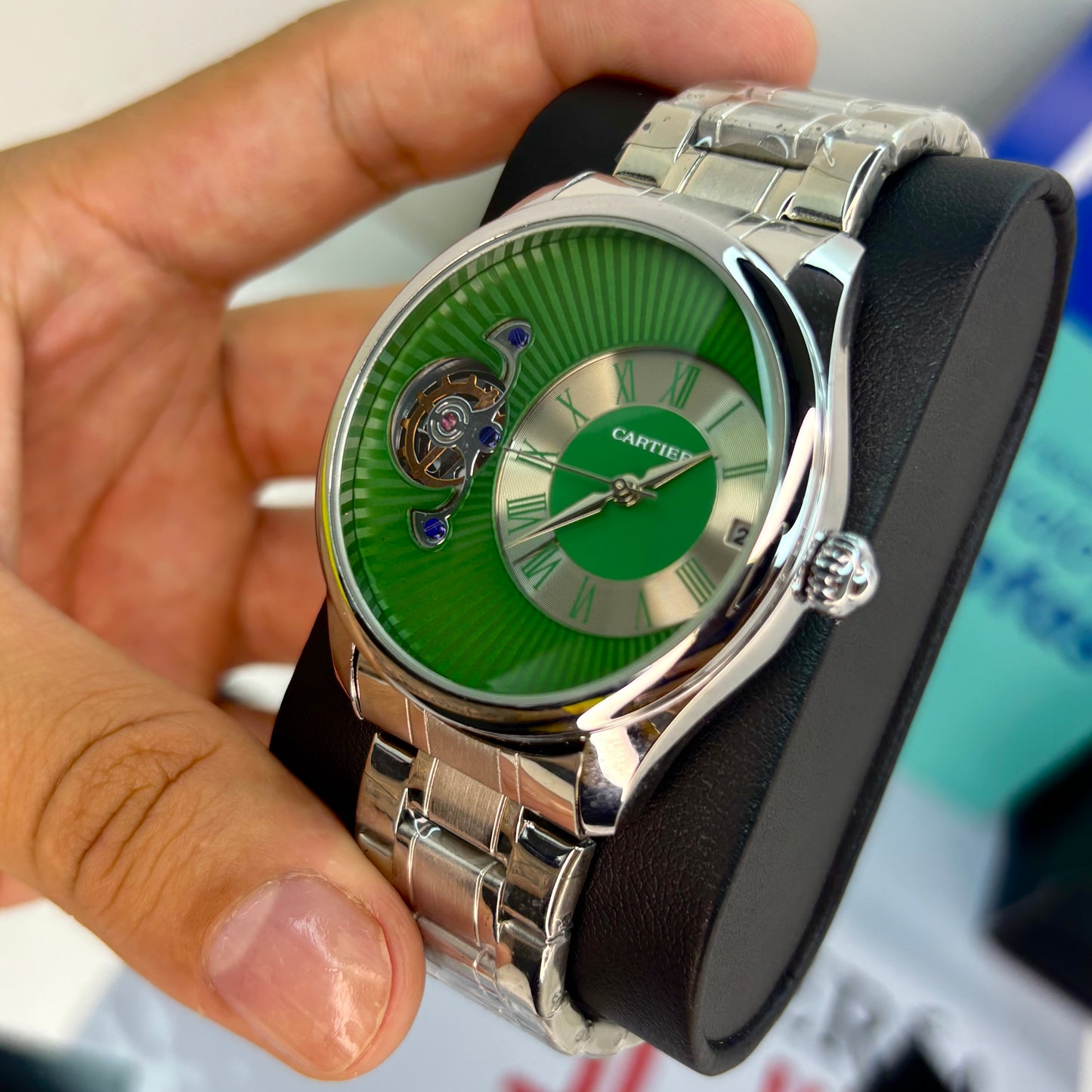 CARTIER ROMANO DOBLE MAQUINA PARA HOMBRE REF-PLAV