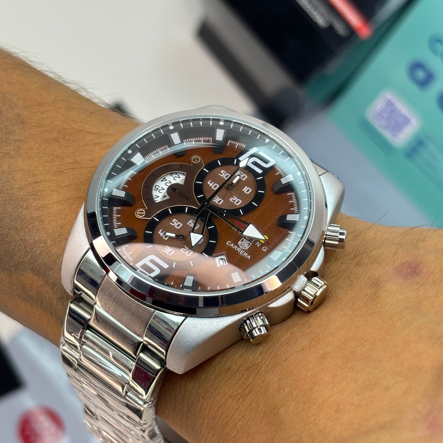 TAG HEUER CR7  FUNCIONAL EN ACERO PARA HOMBRE REF-PC