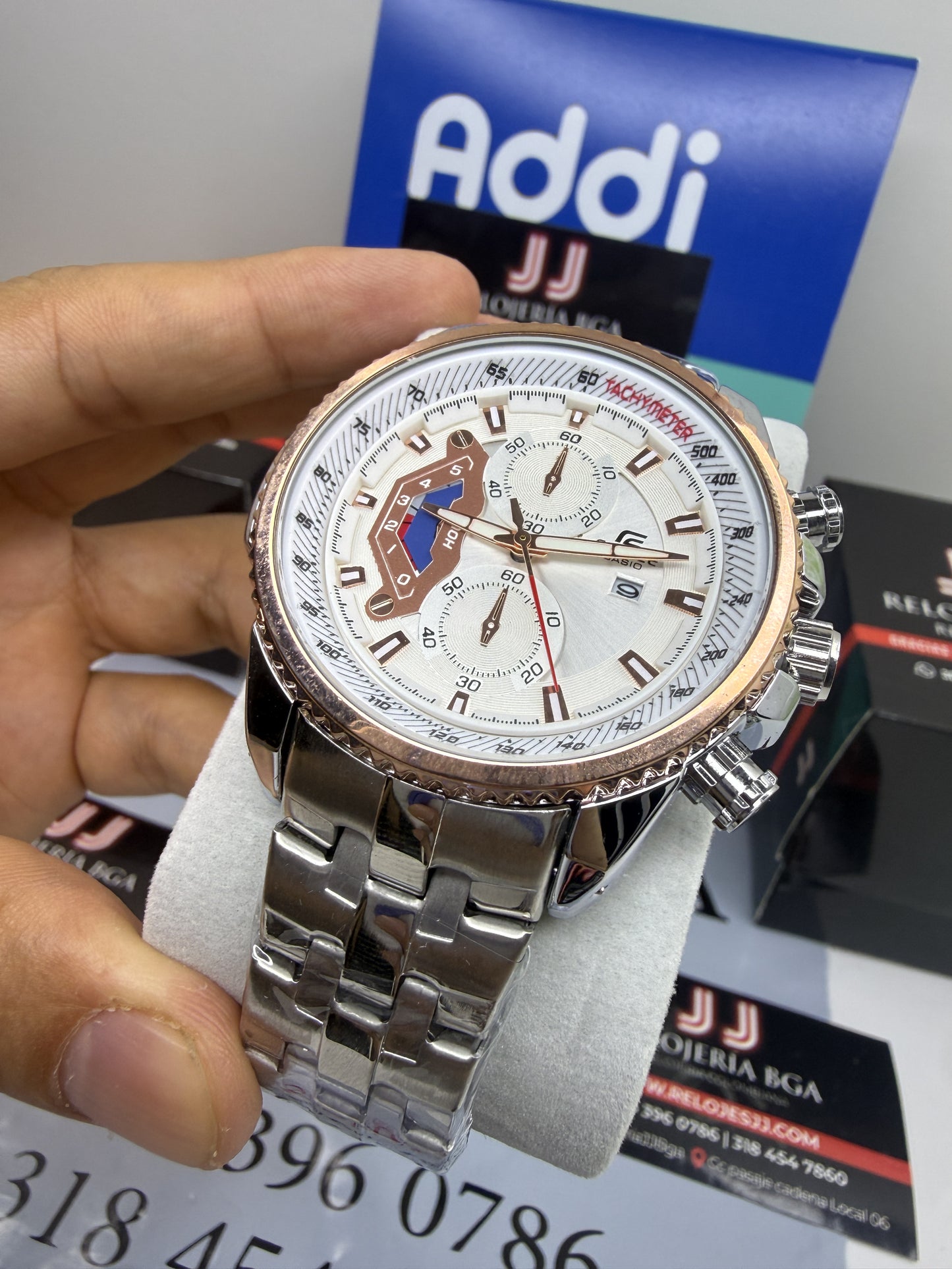 CASIO EDIFICE 558 PARA HOMBRE REF-POB