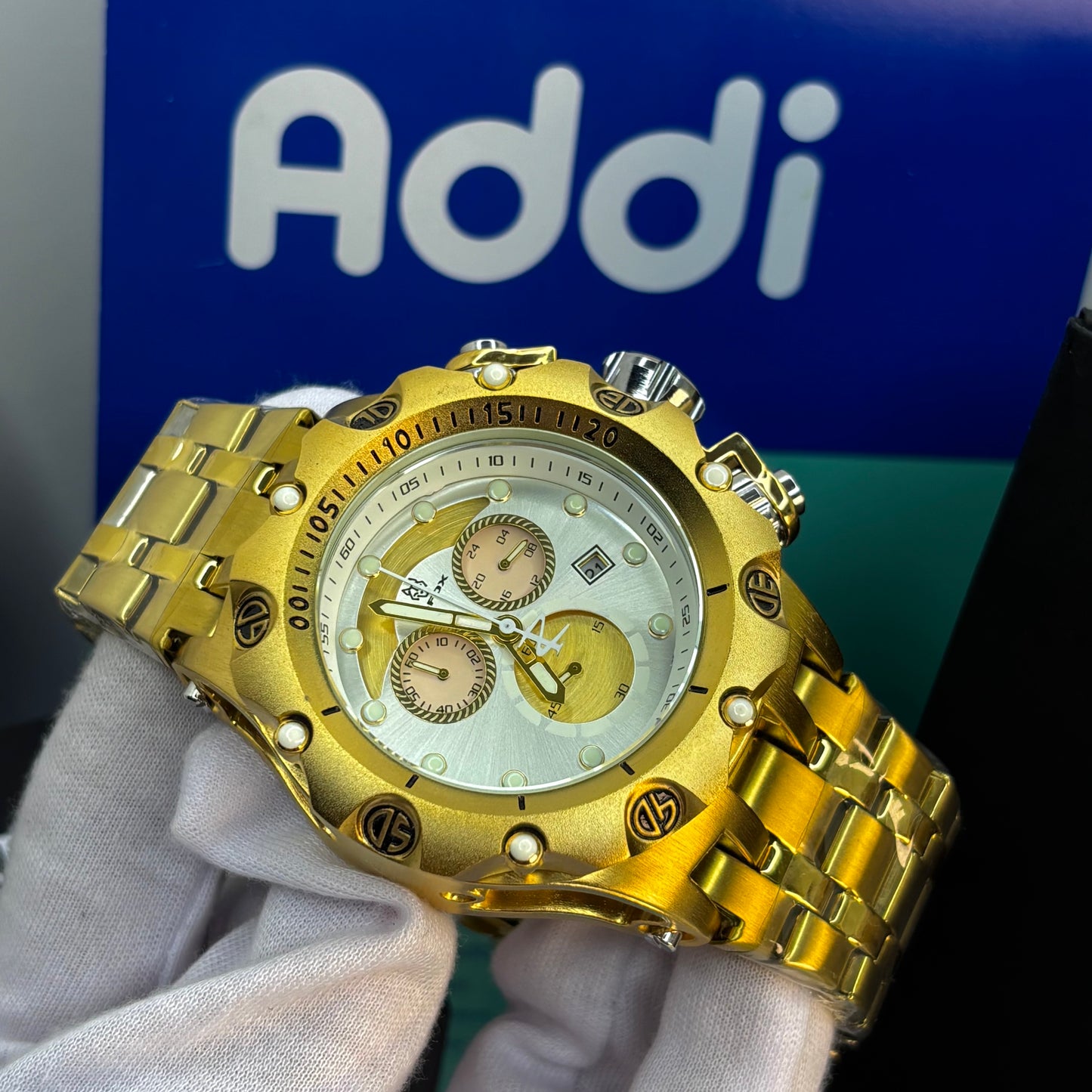 G FOX ORIGINAL FUNCIONAL  POR INVICTA SUMERGIBLE   PARA HOMBRE  REF- DB