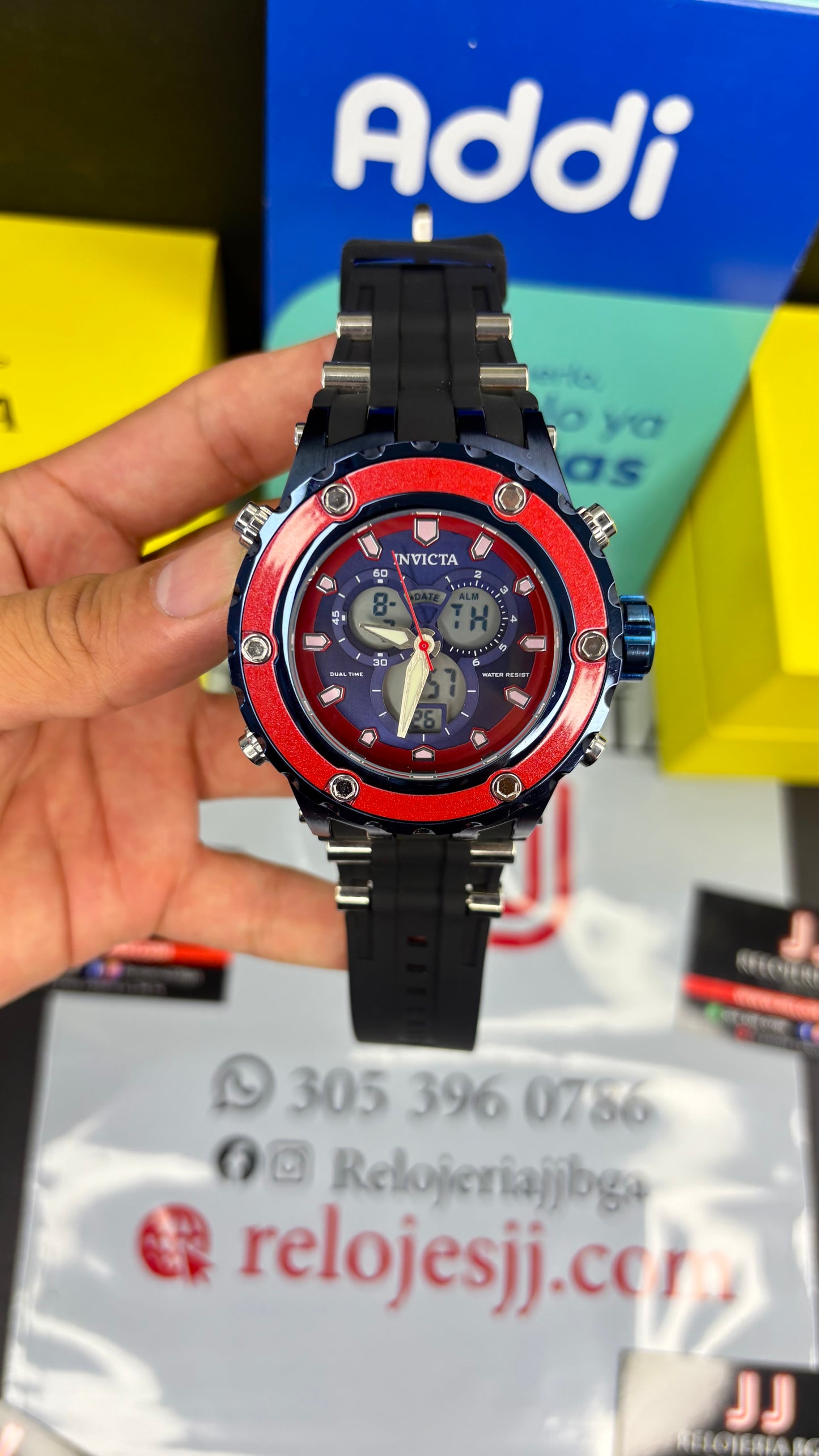 INVICTA DOBLE HORA  PARA HOMBRE REF-NAR