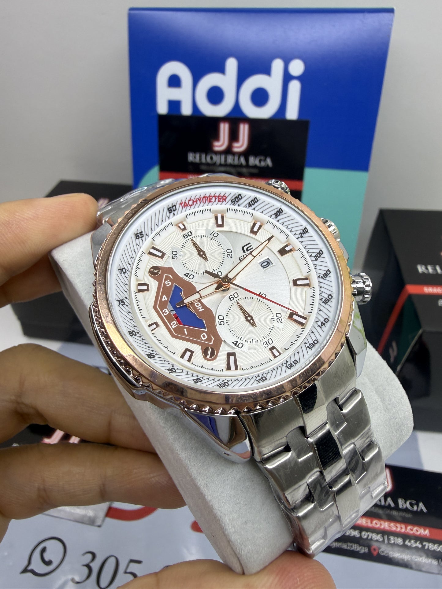 CASIO EDIFICE 558 PARA HOMBRE REF-POB