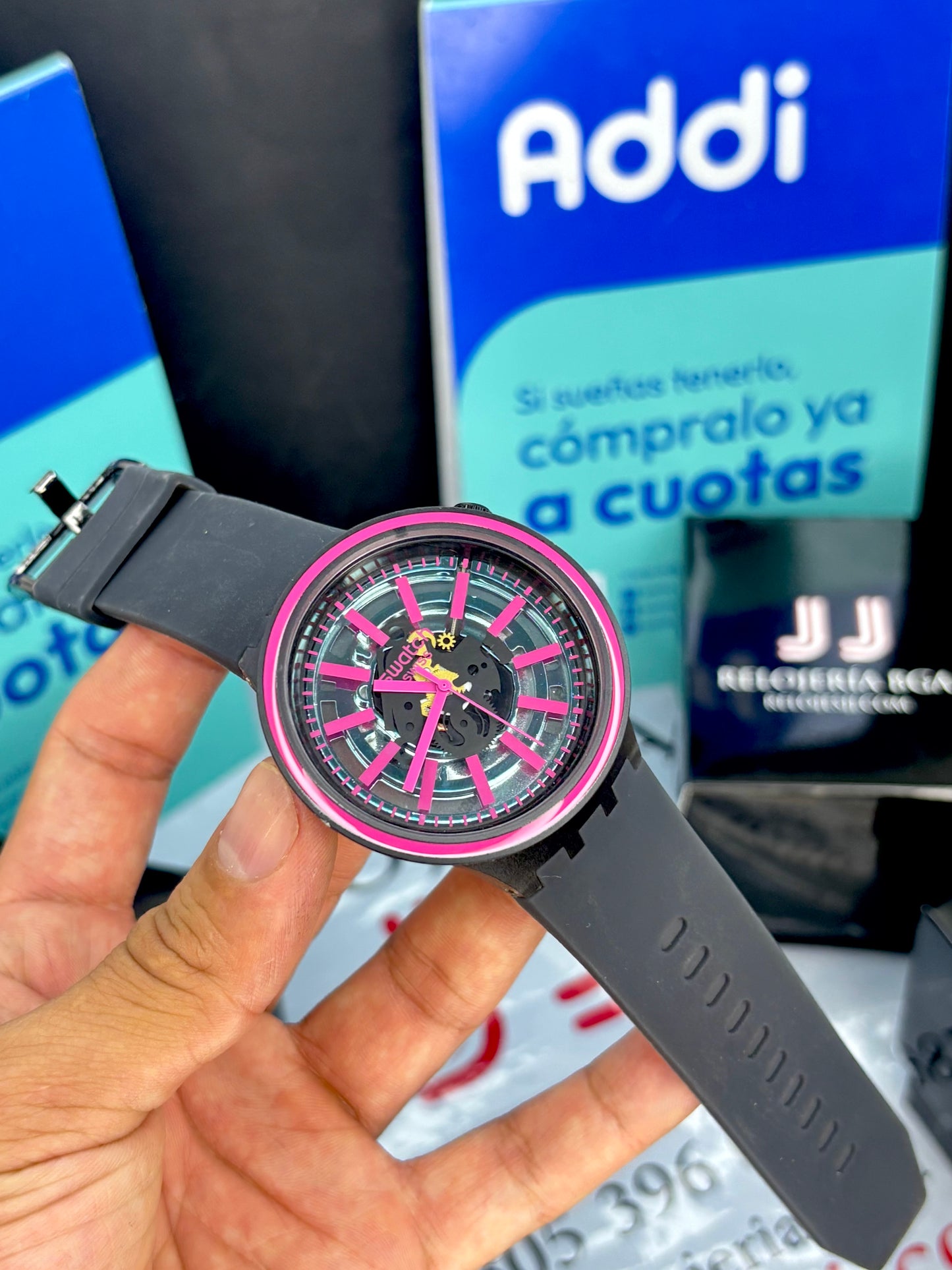 SWATCH SB0 NEGRO PARA UNISEX REF-NF