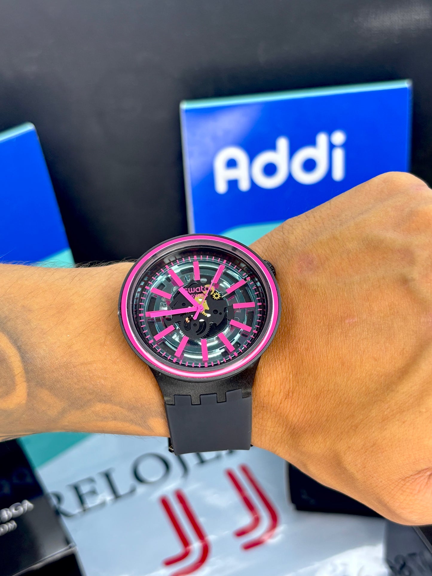 SWATCH SB0 NEGRO PARA UNISEX REF-NF