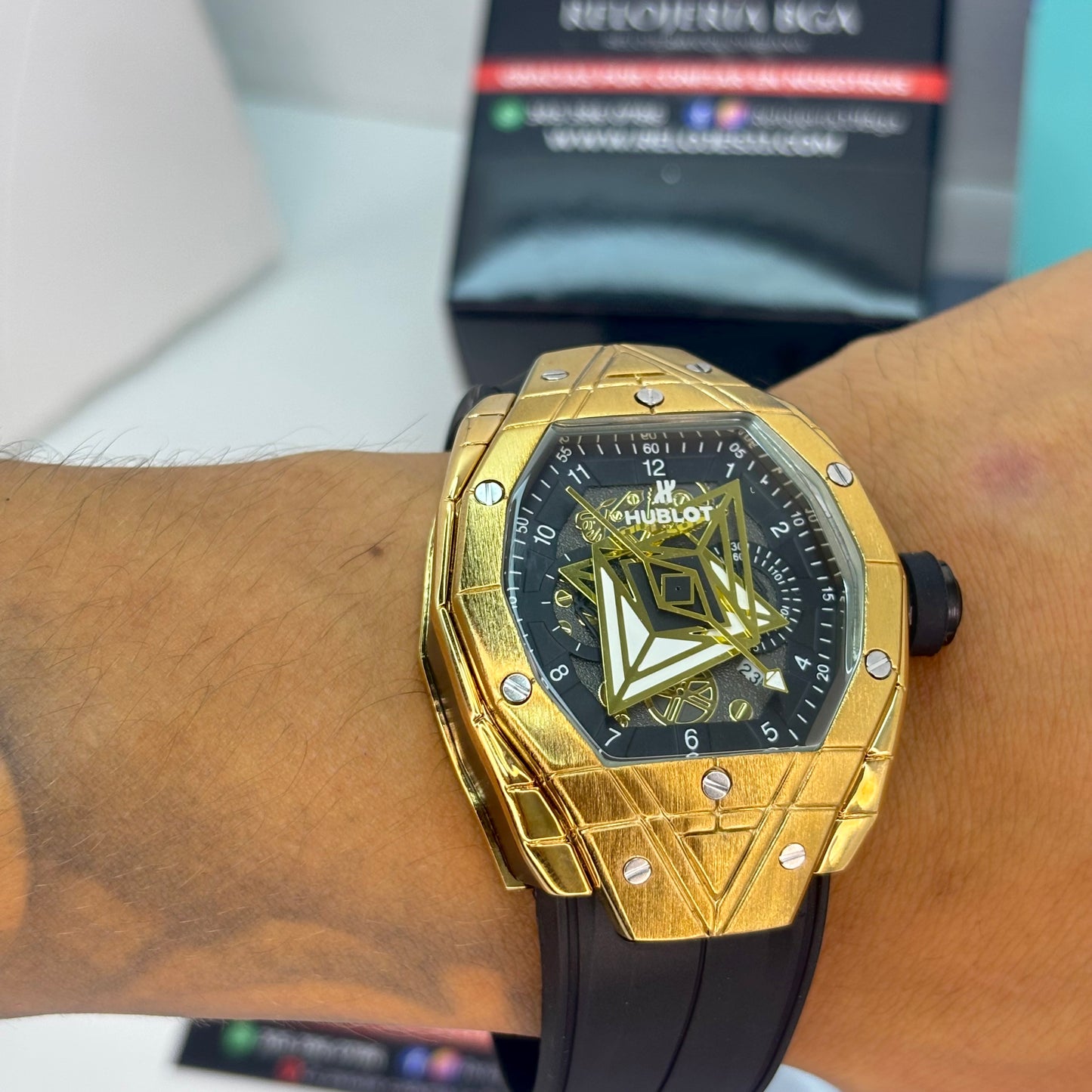 HUBLOT DIAMANTE PARA HOMBRE REF-ND