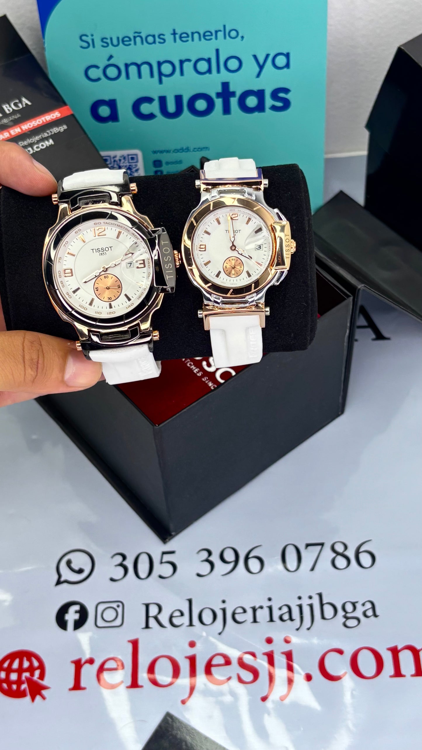 PAREJA DE TISSOT REF-T-RACE-BB