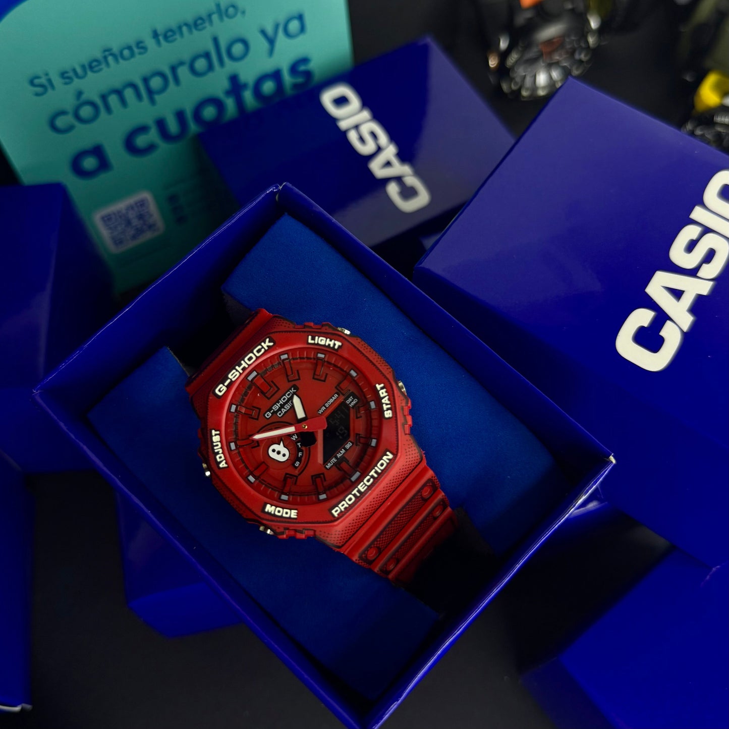 CASIO G-SHOCK PARA HOMBRE REF-GA2100-R