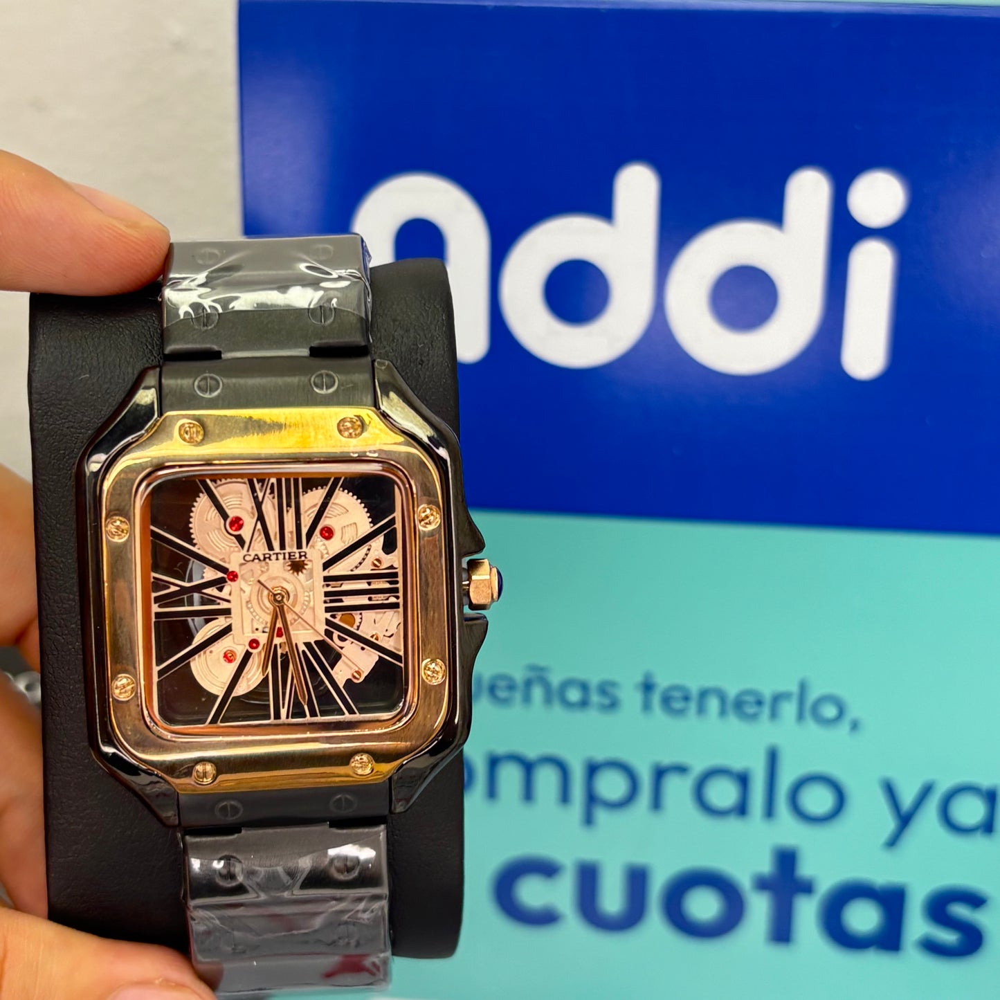 CARTIER SKELETON SANTOS PARA HOMBRE REF-NOR