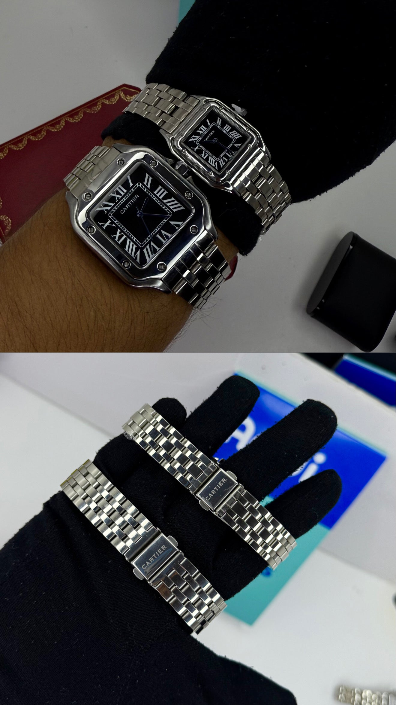 PAREJA CARTIER DO SANTOS TRIZADO REF-PN