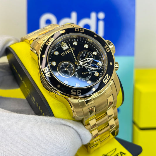 INVICTA PRO DIVER ORIGINAL PARA HOMBRE REF- 0072 - ORO